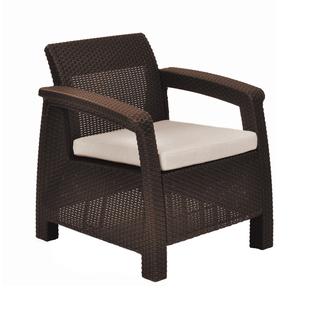 Keter Corfu Armchair All Weather Outdoor Patio Furniture ...