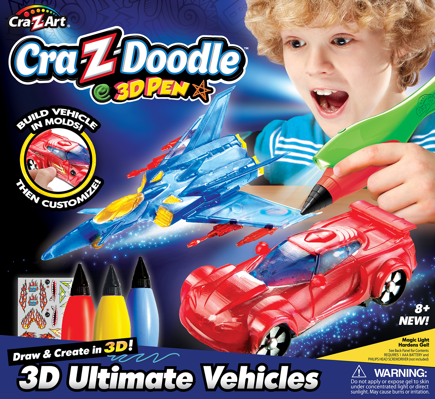 UPC 884920145757 product image for Cra-Z-Doodle 3D Pen - 3D Ultimate Vehicles | upcitemdb.com