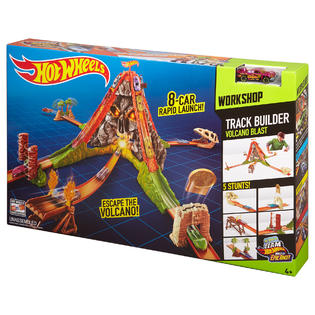 Hot Wheels Track Builder Volcano Escape - Toys & Games ...