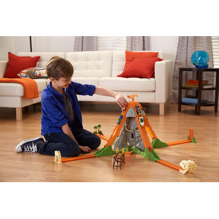 Hot Wheels Track Builder Volcano Escape - Toys & Games ...
