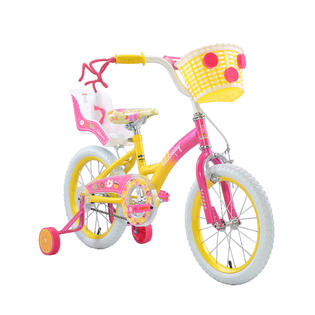 16 inch girl bike with doll seat