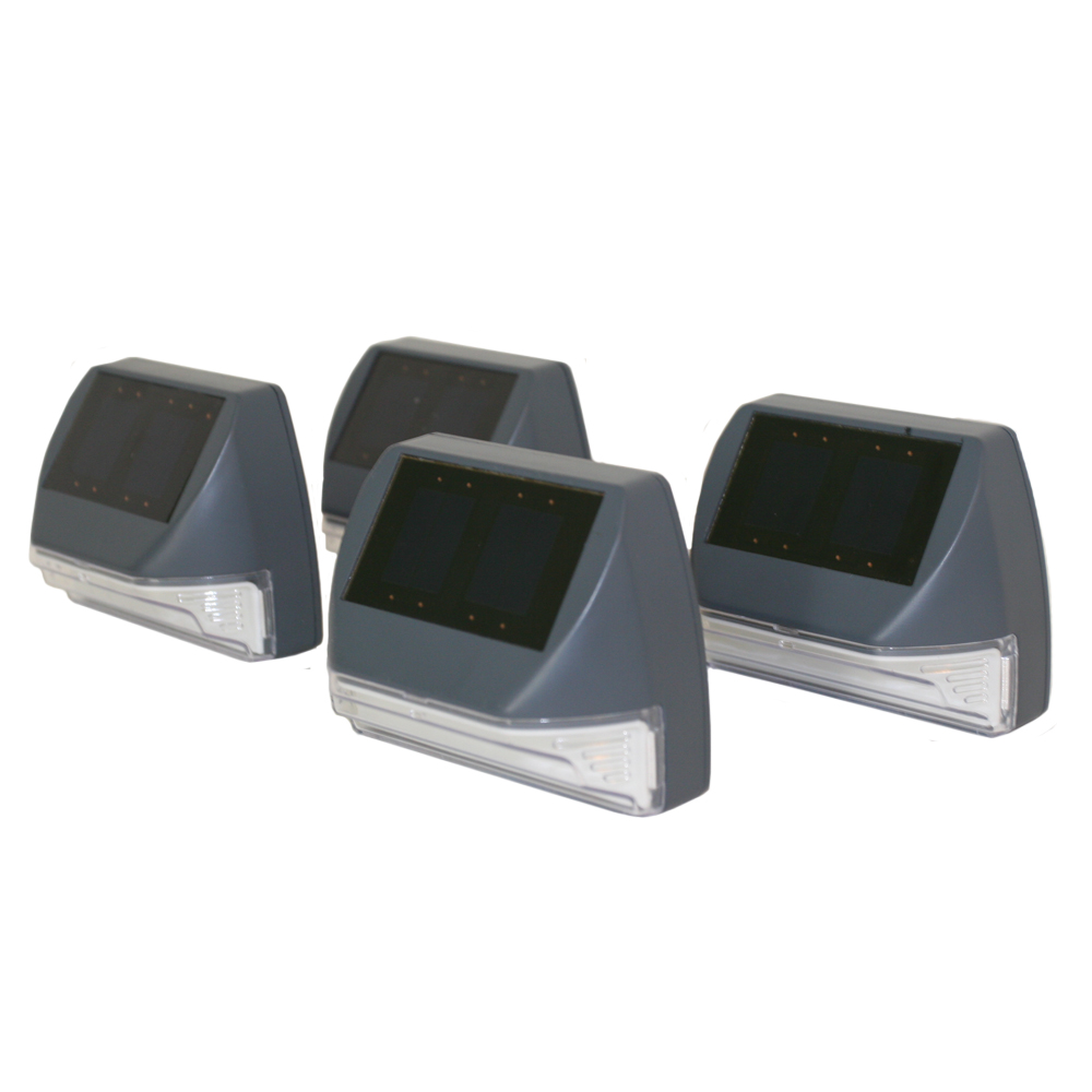 Smart Solar Wall Mount Utility Lights - Set of 4 - Outdoor Living - Outdoor Lighting ...