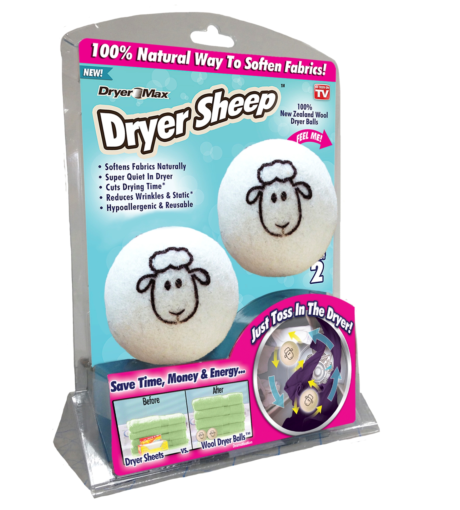 As Seen On TV Dryer Sheep Wool Dryer Balls Shop Your Way Online