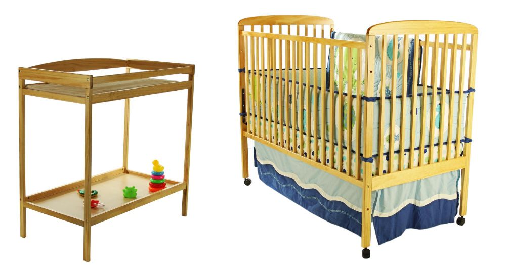 Dream Me 2 in 1 Full Size Convertible Crib and Changing