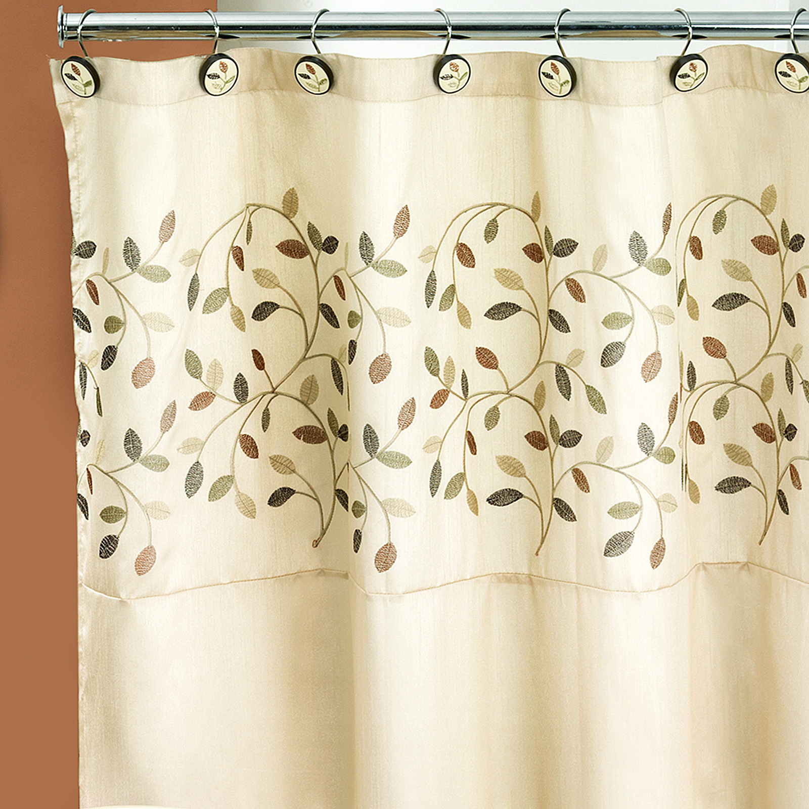 Popular Bath Products Aubury Shower Curtain - Beige