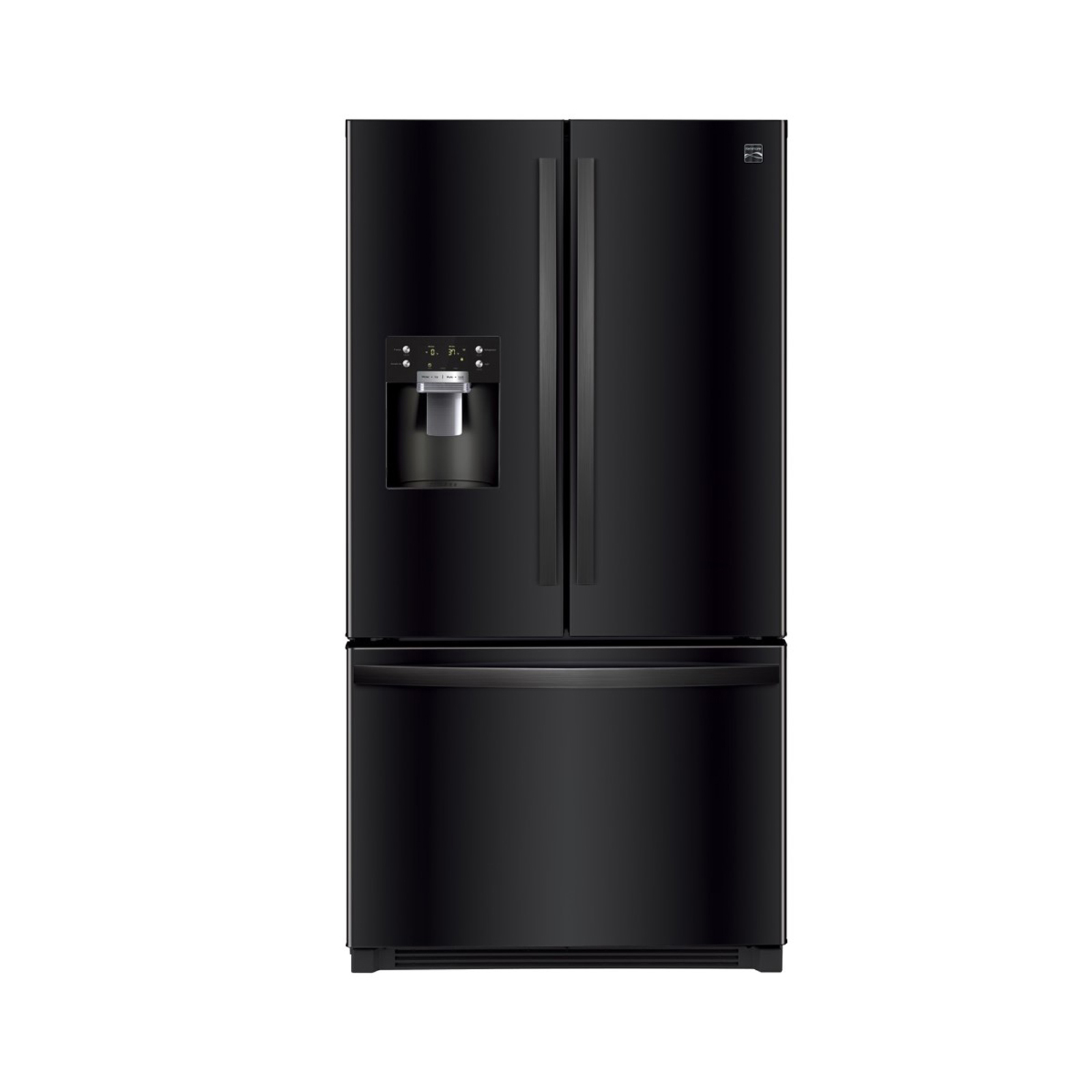 Kenmore 111.73049 25.6 CuFt Black French Refrigerator Shop Your Way