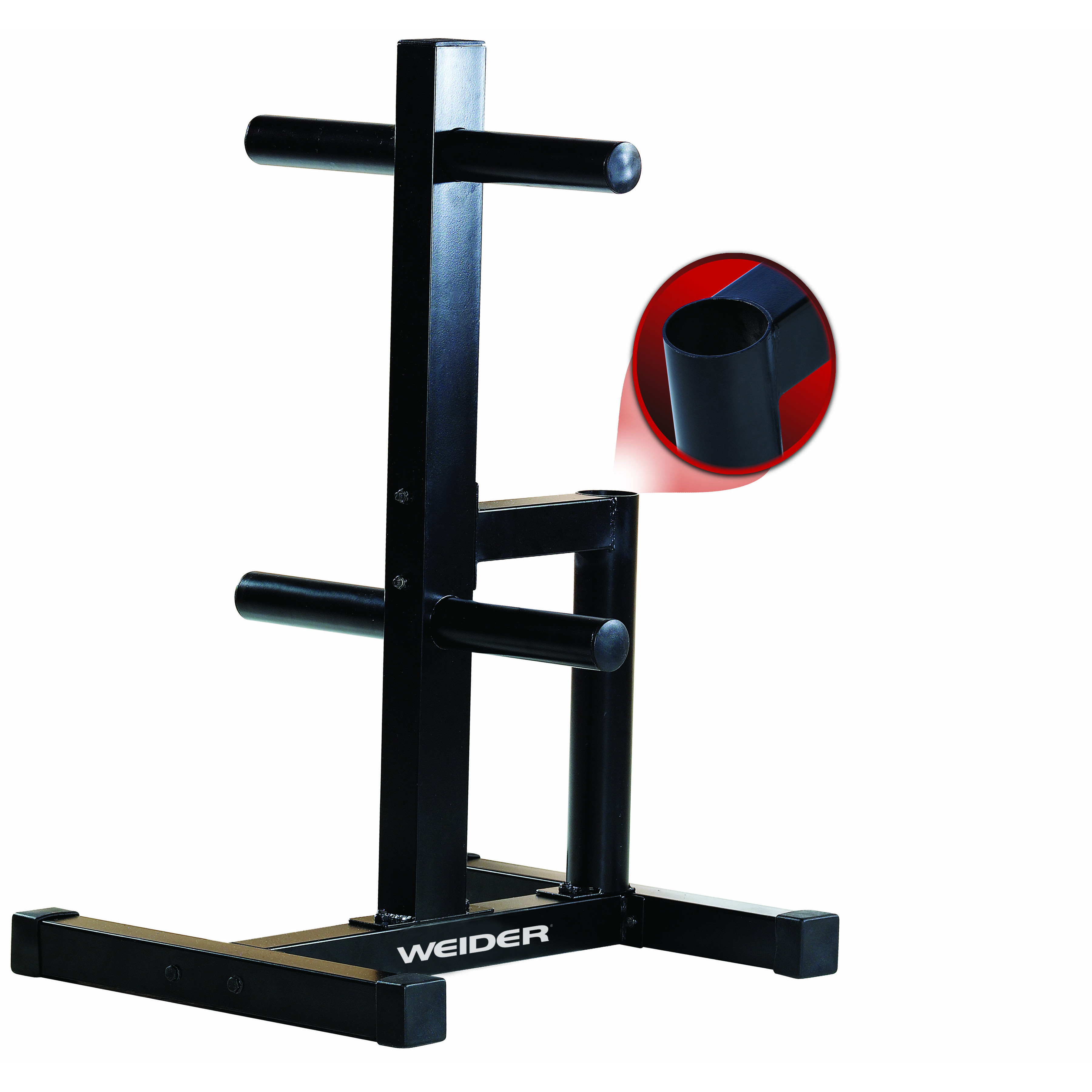 Weider WRACKO11 Olympic Size Weight Rack with Barbell Holder