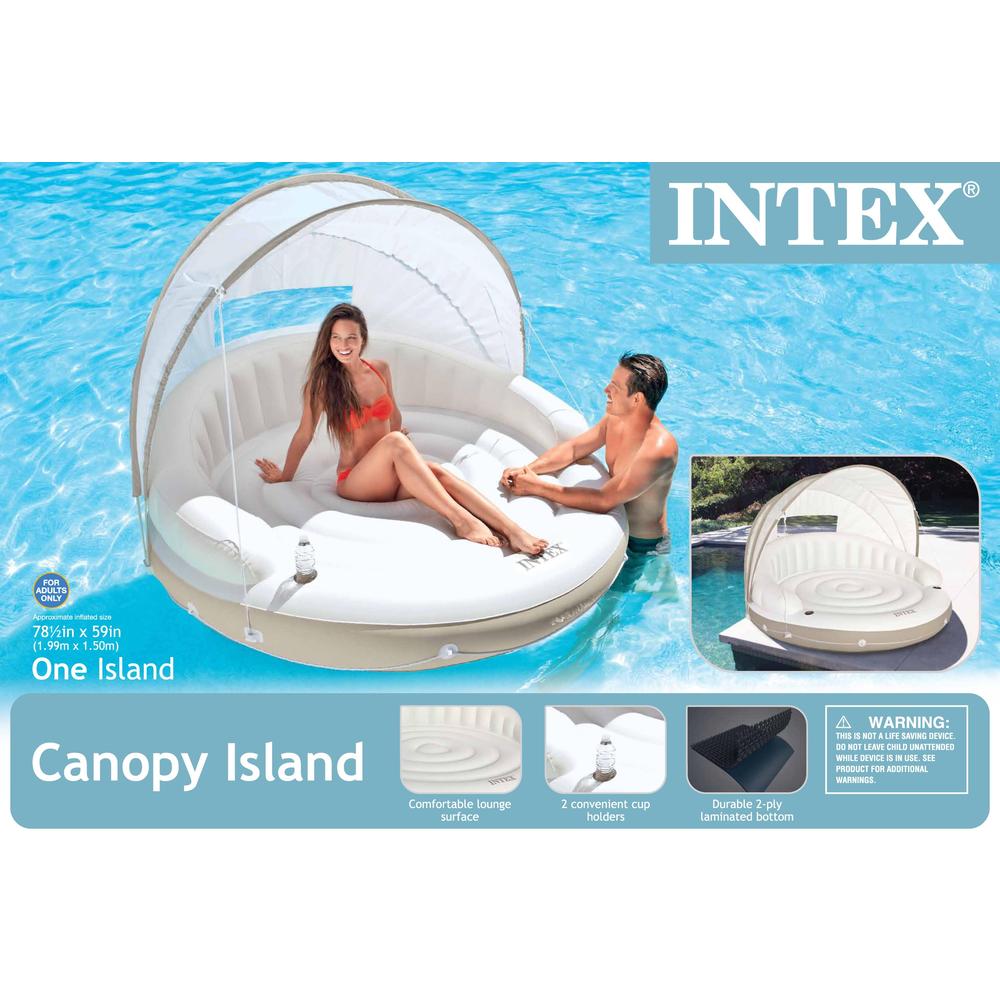 Intex Canopy Island Pool Float
