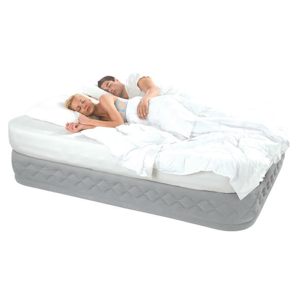 Intex 64463e Supreme Air Flow Queen Airbed With Built In Pump