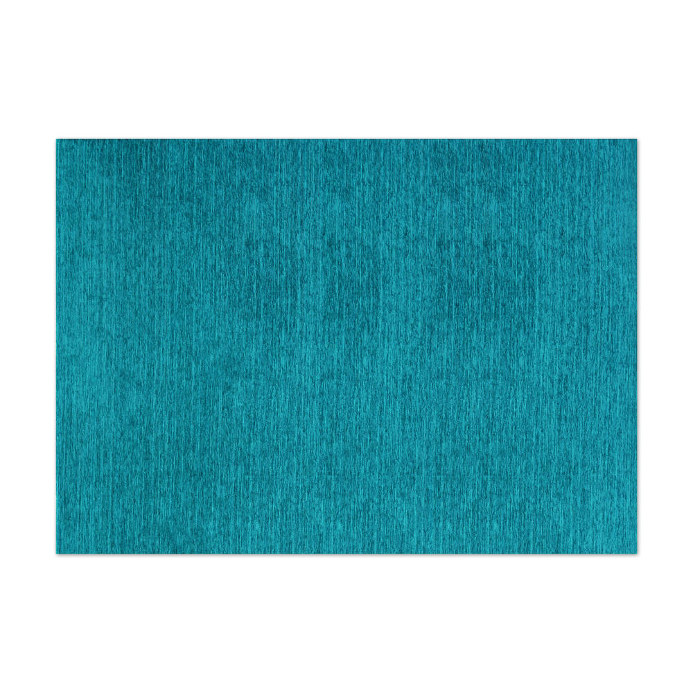 Ruggable 2-Pc. Washable Rug System Solid Chenille - Aqua Blue