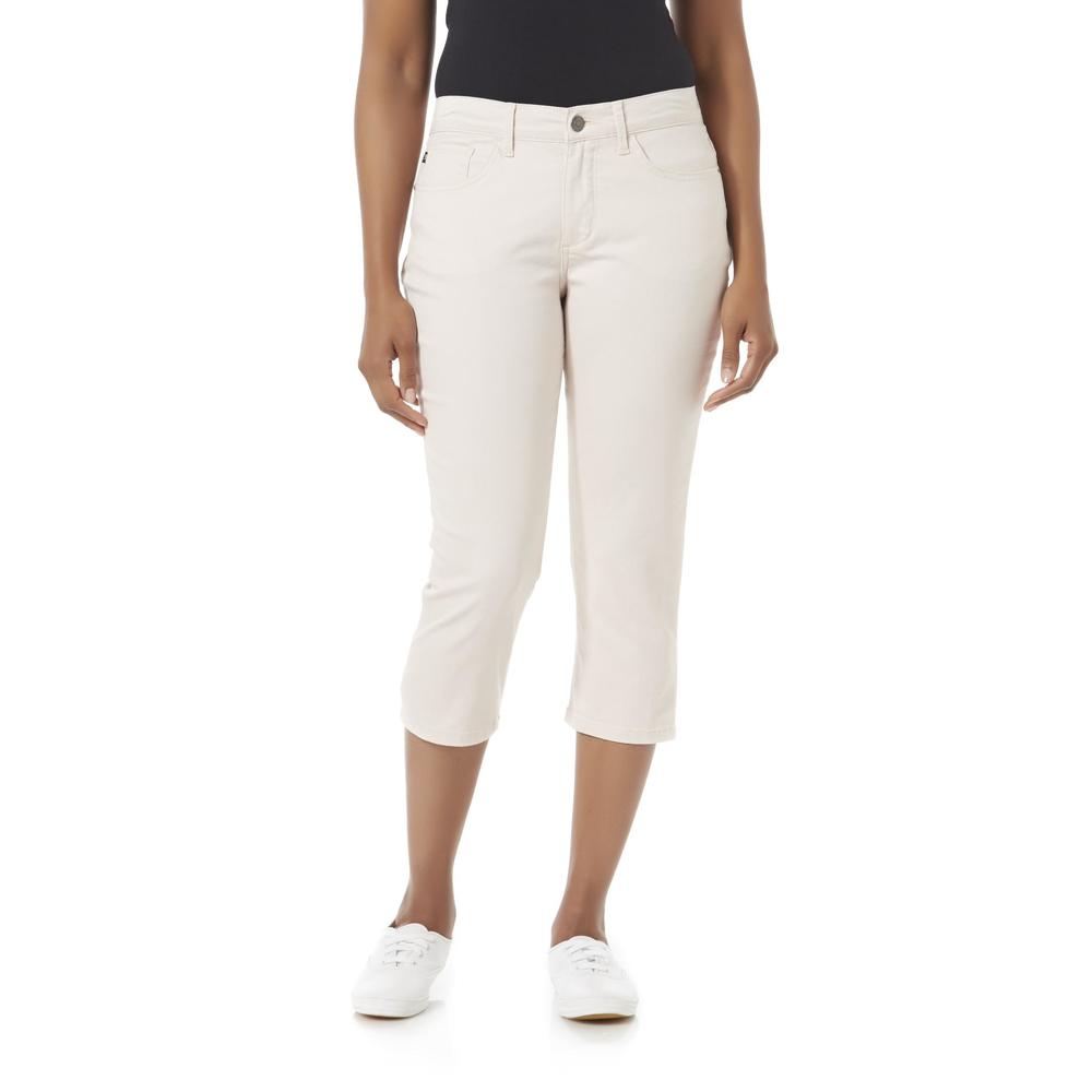 Women's Easy Fit Frenchie Colored Capri Jeans