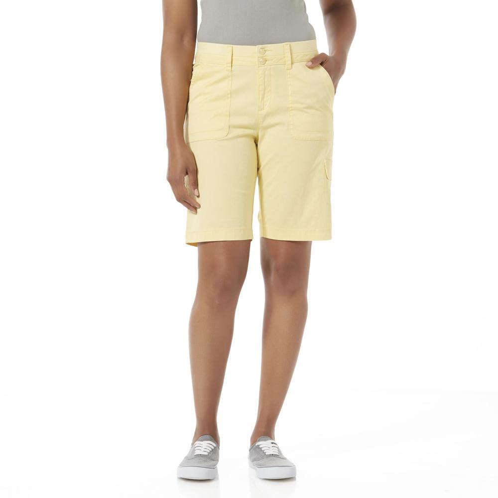 Rick Owens Women's Relaxed Fit Bermuda Shorts Beige