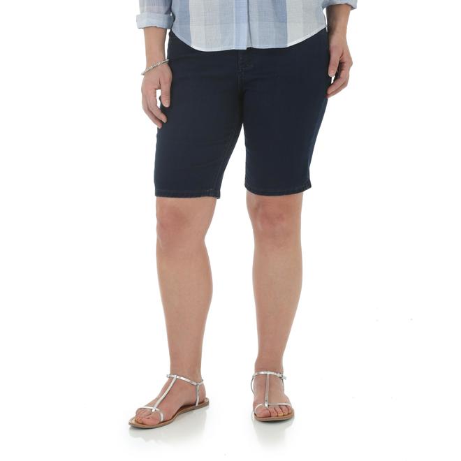 Rider Women's Stretch Fit Denim Bermuda Shorts Kmart