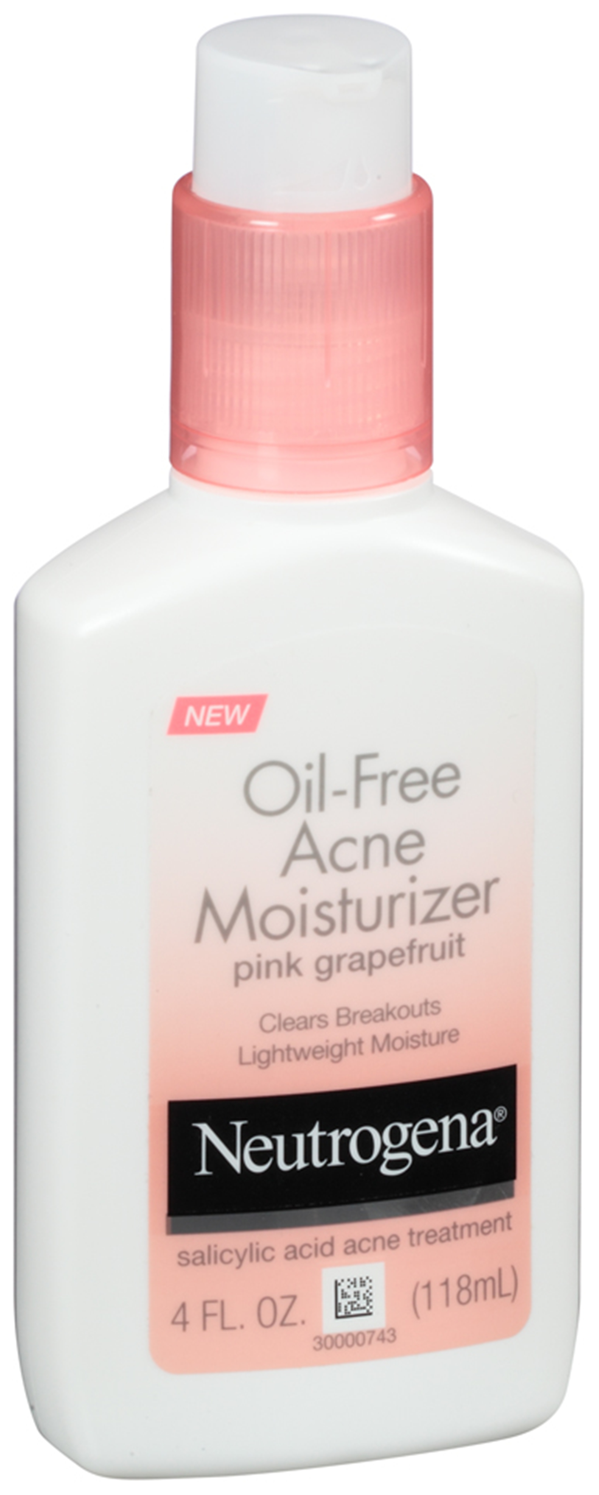 Neutrogena Oil-Free Acne Moisturizer, Pink Grapefruit, 4 Oz.