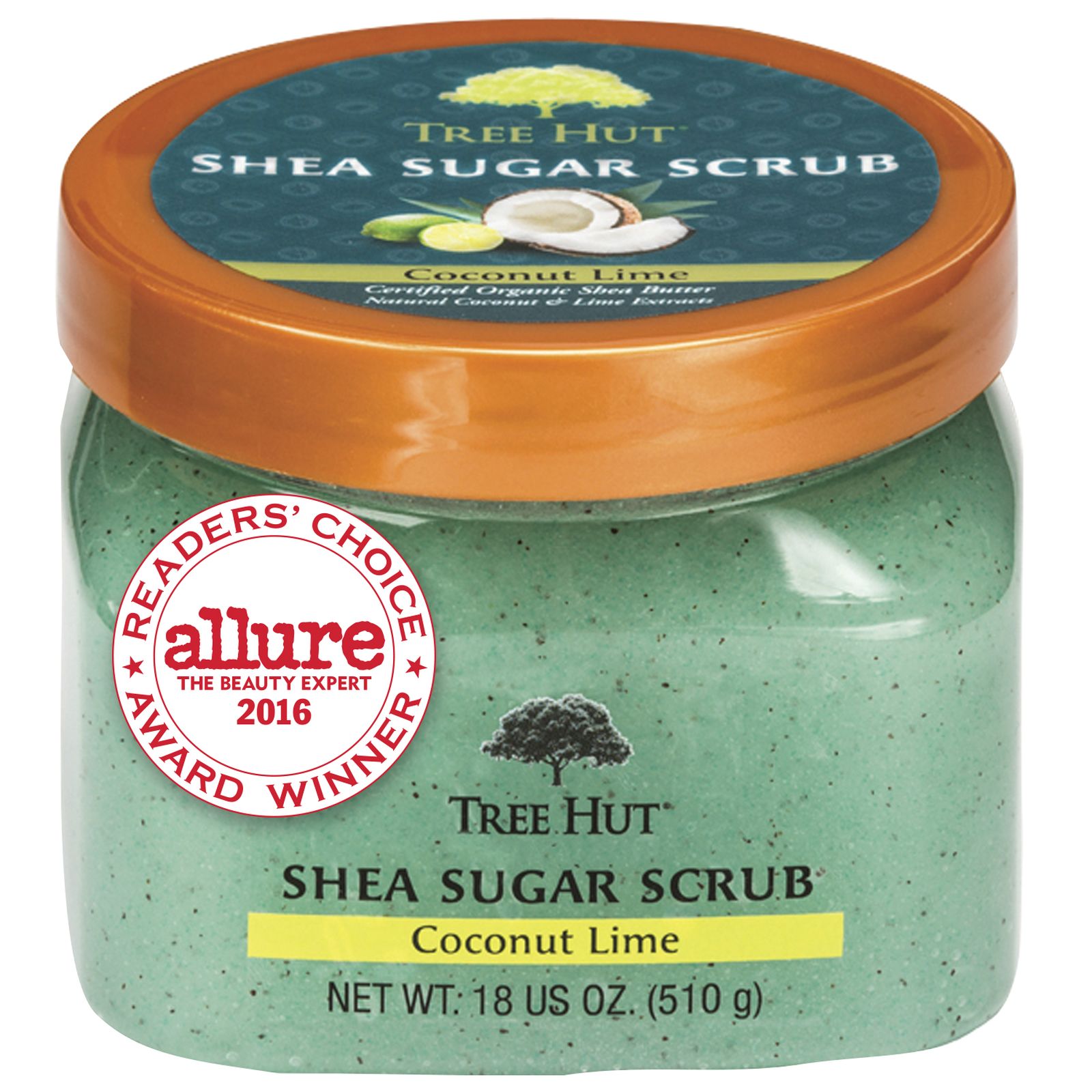 Tree Hut Body Scrub, Shea Sugar, Coconut Lime, 18 oz (510 g) Shop