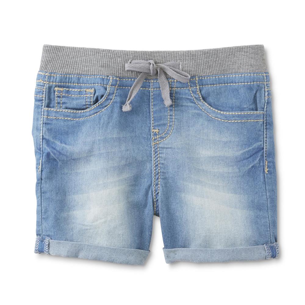 Girl's Jean Shorts - Medium Wash