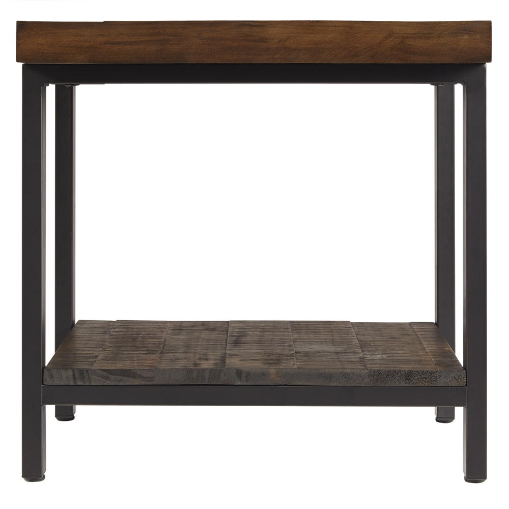 Tanager Rustic End Table in Brown