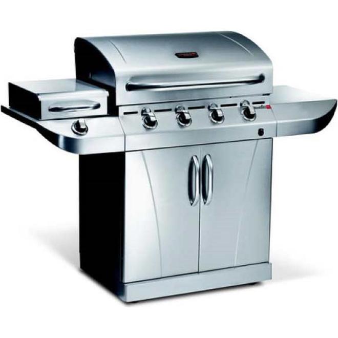 CharBroil TRUInfrared Commercial Series 36,000 BTU 4 Burner Gas Grill With Sid eBay