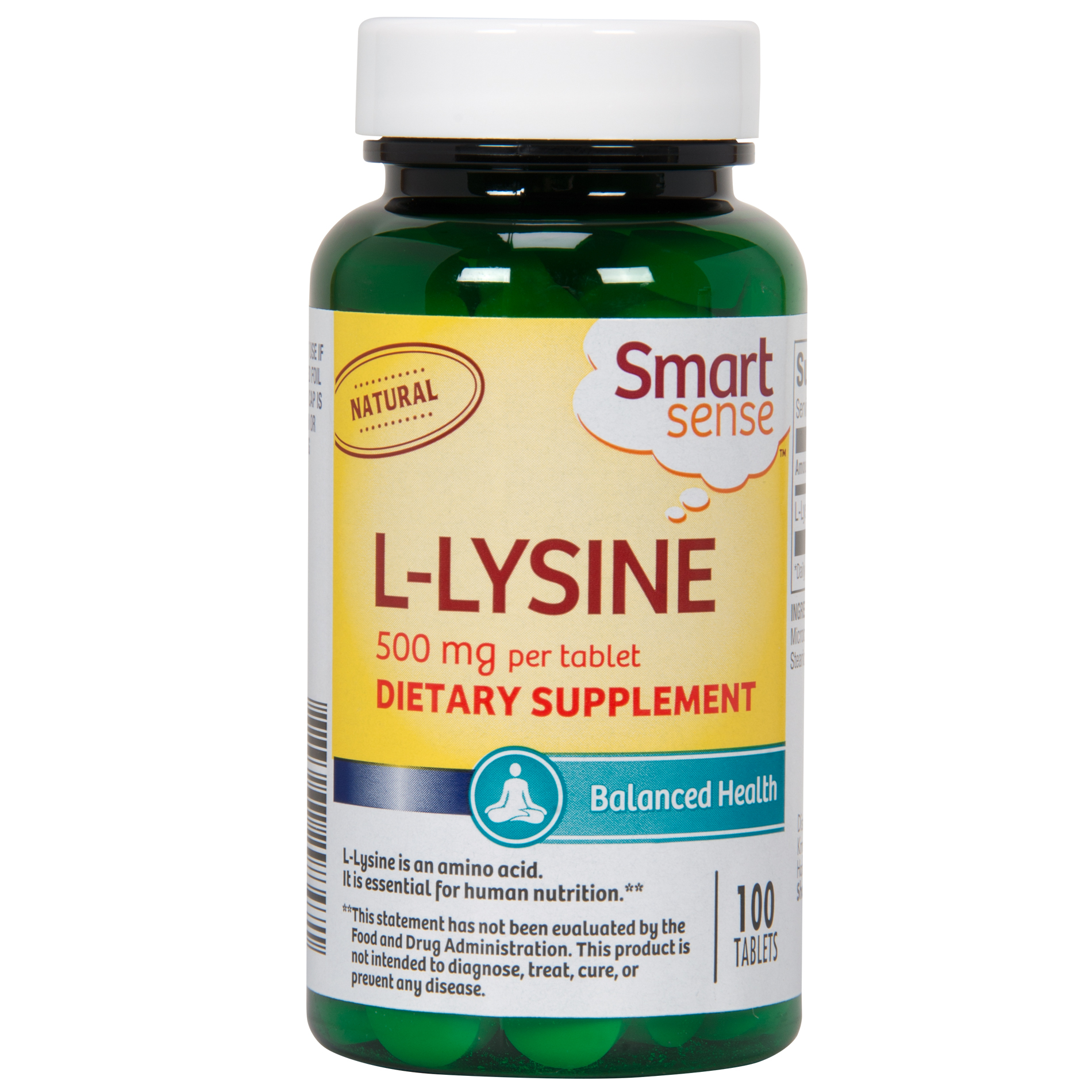 Smart Sense LLysine 500mg Dietary Supplement 100 ct Shop Your Way