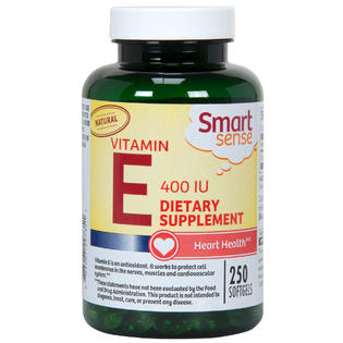 Smart Sense Vitamin E 400 IU Heart Health 250 Softgels ...