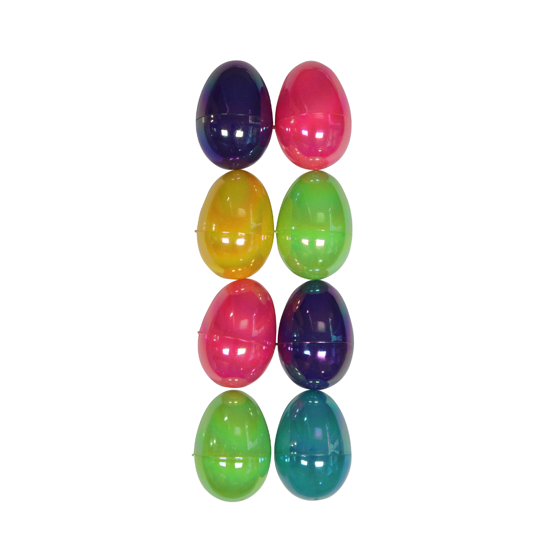 UPC 030539007966 product image for Plated & Iridescent Plastic Eggs, 8 Ct | upcitemdb.com