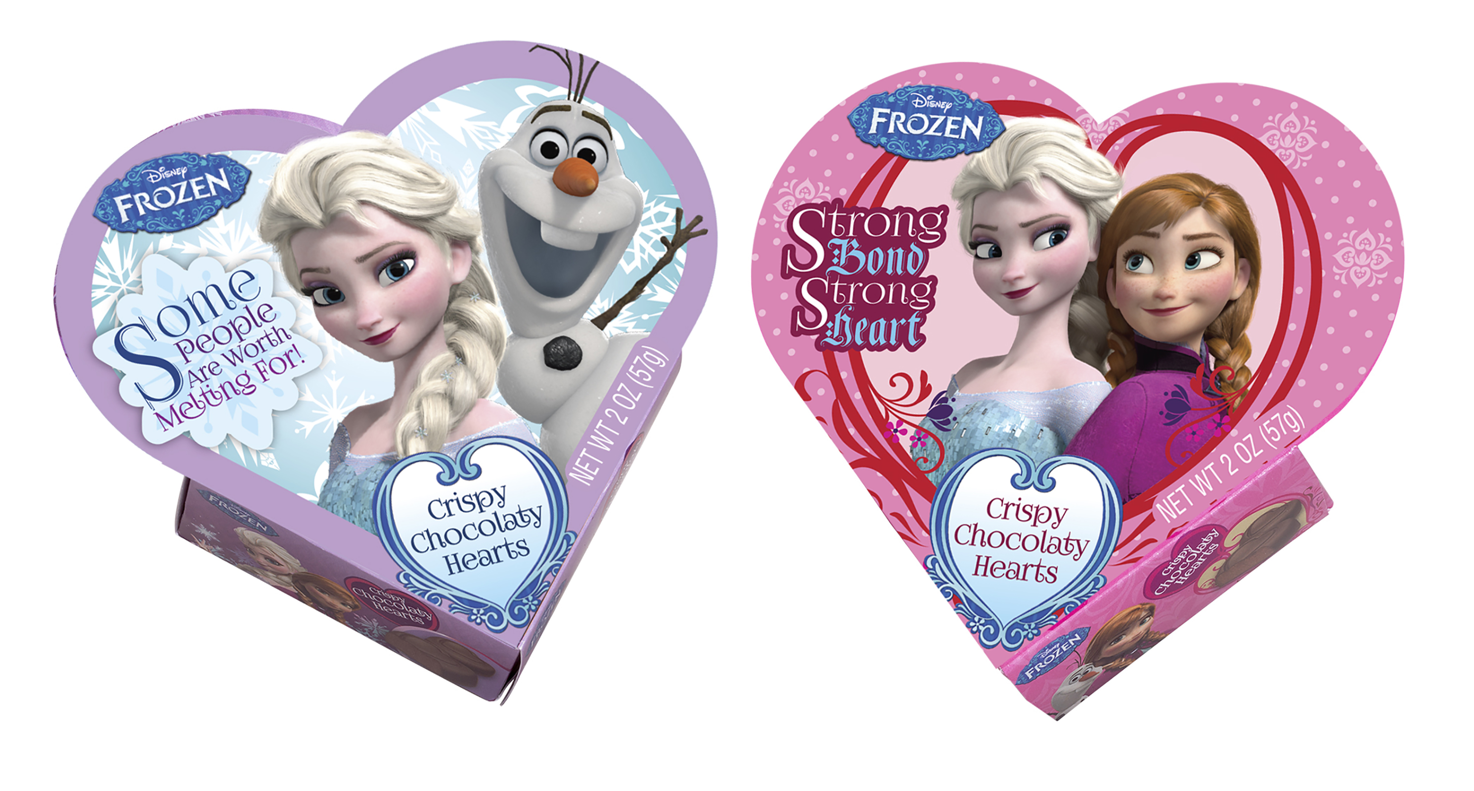 UPC 041376505256 product image for Disney Frozen Heart Box with Crispy Chocolate Hearts 2 oz | upcitemdb.com