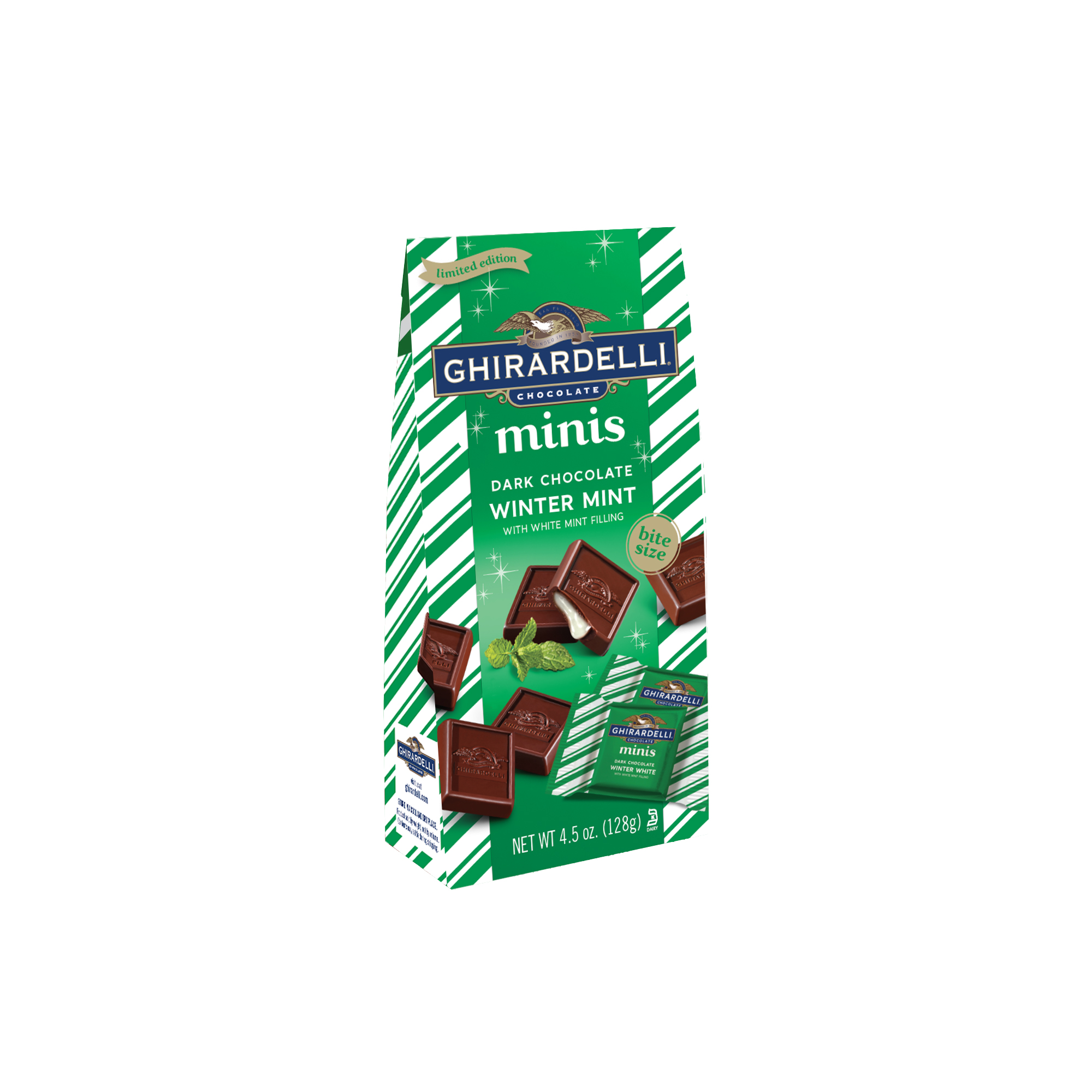 UPC 747599403057 product image for Ghirardelli Chocolate Ghirardelli Christmas Winter Mint Minis, 4.5 Oz. | upcitemdb.com