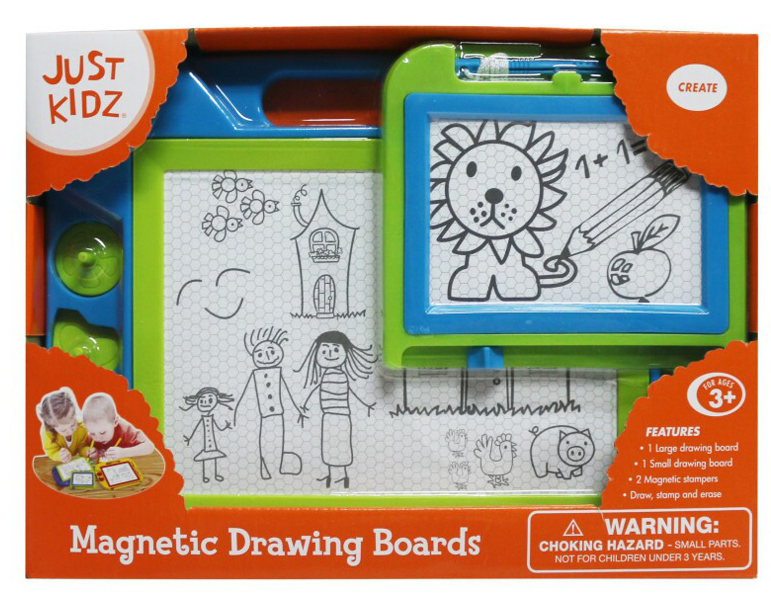 Just Kidz Doodle Board 2Pack Green/Blue Shop Your Way Online
