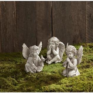 Praying Cherub Statue - Outdoor Living - Outdoor Decor - Lawn Ornaments