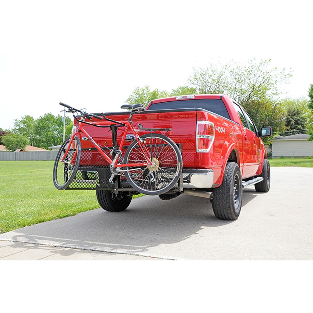 Hitch Cargo Carrier With Bike Rack