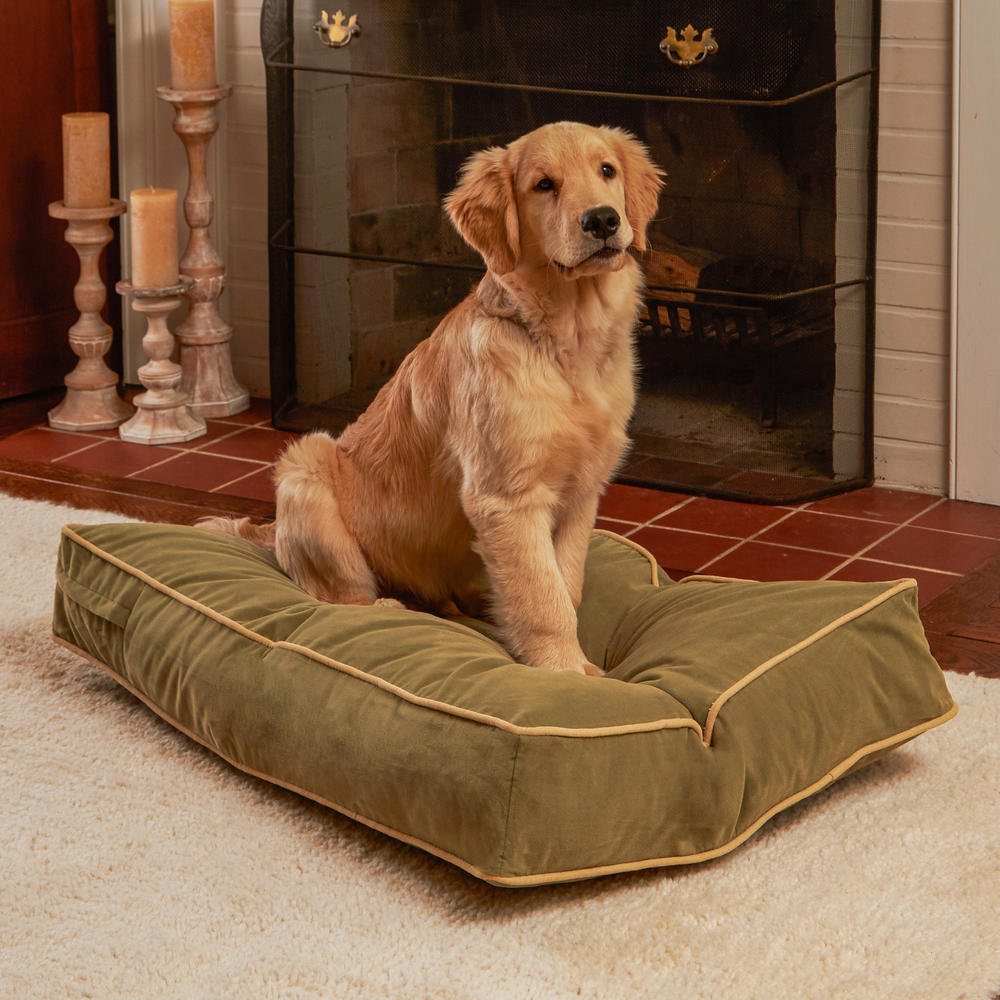 Buster Dog Bed - Small (24 x 36") - Moss