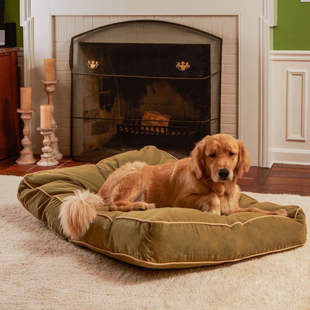 Buster Dog Bed - Large (36 x 48") - Moss