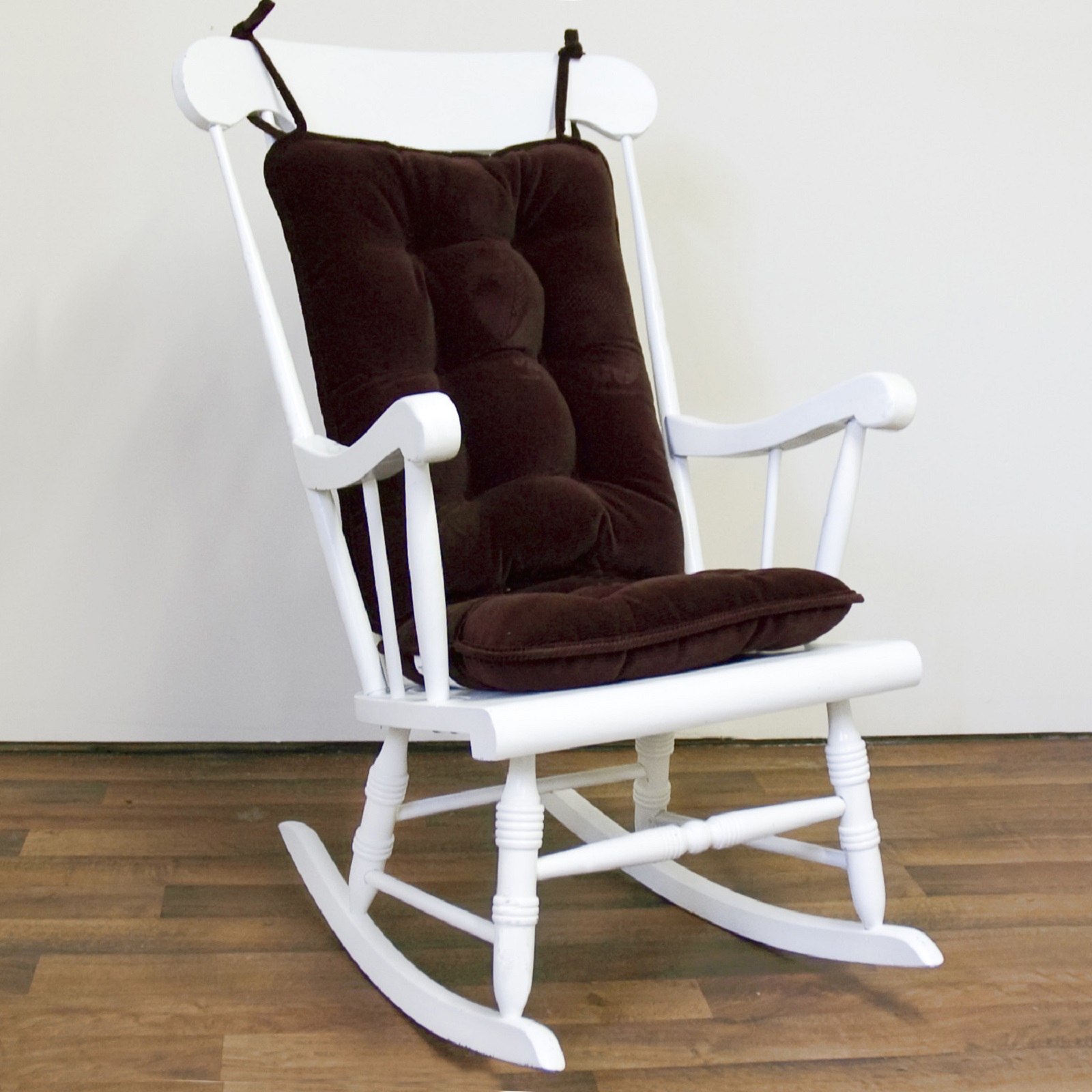 Cherokee Standard Rocking Chair Set - Solid Wine Microfiber