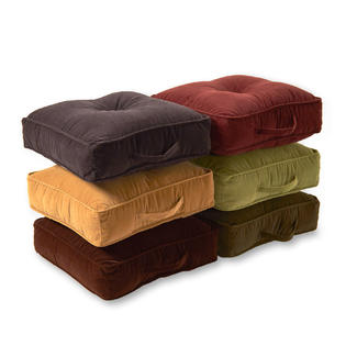Greendale Home Fashions 20-inch Square Floor Pillow - Omaha/Amigo fabric - Bitter - Home - Home ...