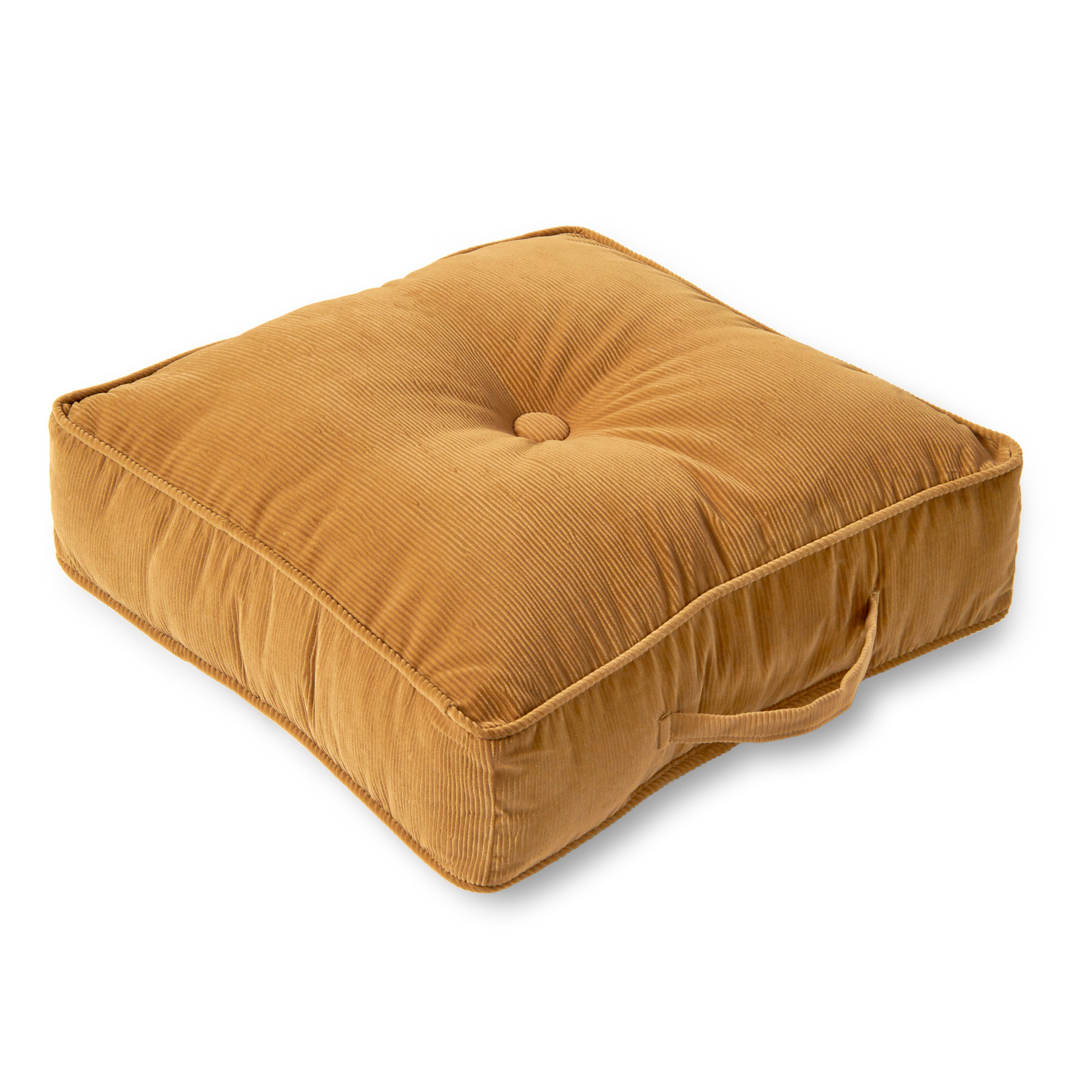 Greendale Home Fashions 20-inch Square Floor Pillow - Omaha/Amigo fabric - Buff