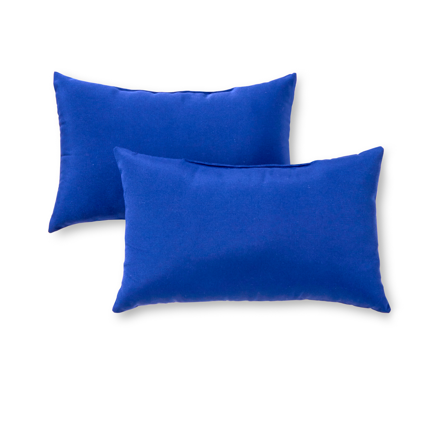 Greendale Home Fashions Rectangle Outdoor Accent Pillows, Set of Two, Marine Blue - Outdoor ...