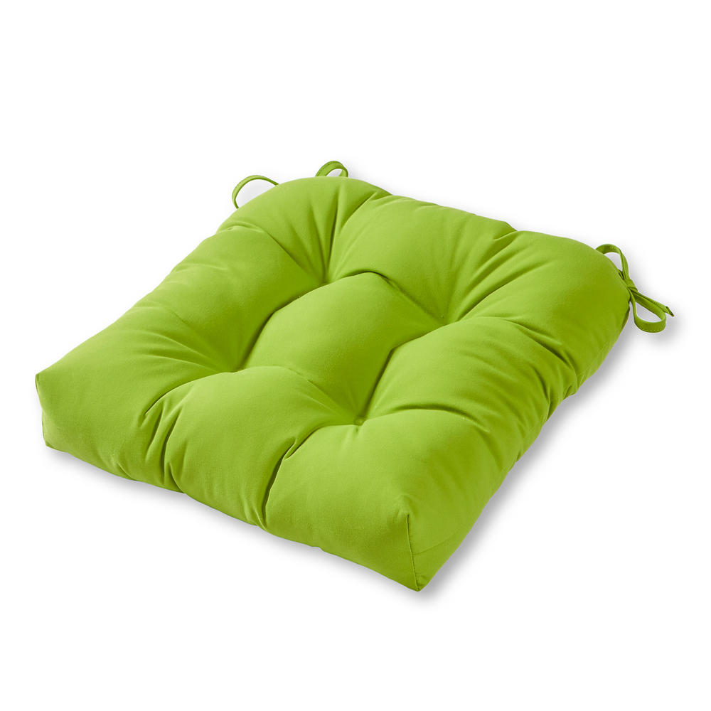20" Outdoor Chair Cushion, Sunbrella&reg; Fabric, Macaw Green