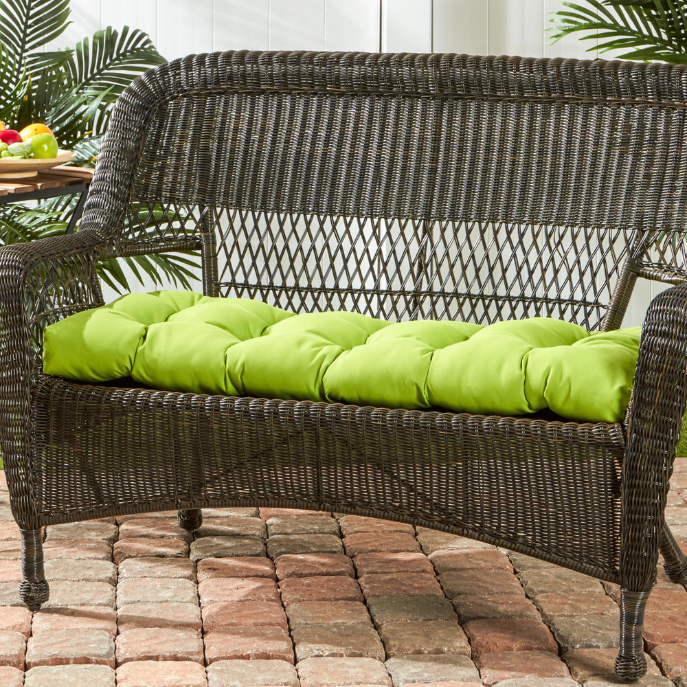 Greendale Home Fashions 44" Outdoor Swing/Bench Cushion, Sunbrella&reg; Fabric, Macaw Green