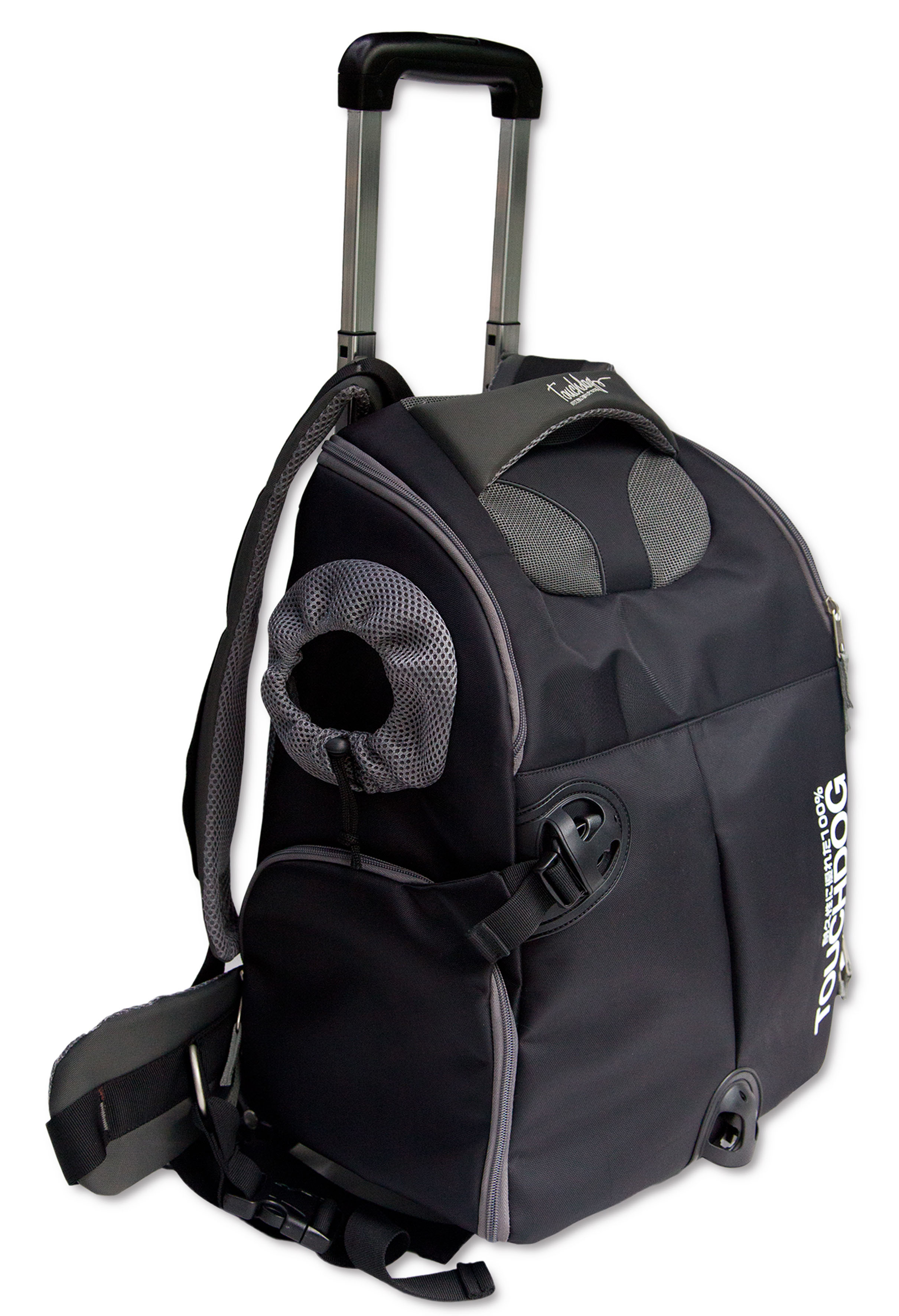 Touchdog Wuffle Duffle Wheeled Backpack Pet Carrier - Pet Supplies - Dog Supplies - Carriers ...