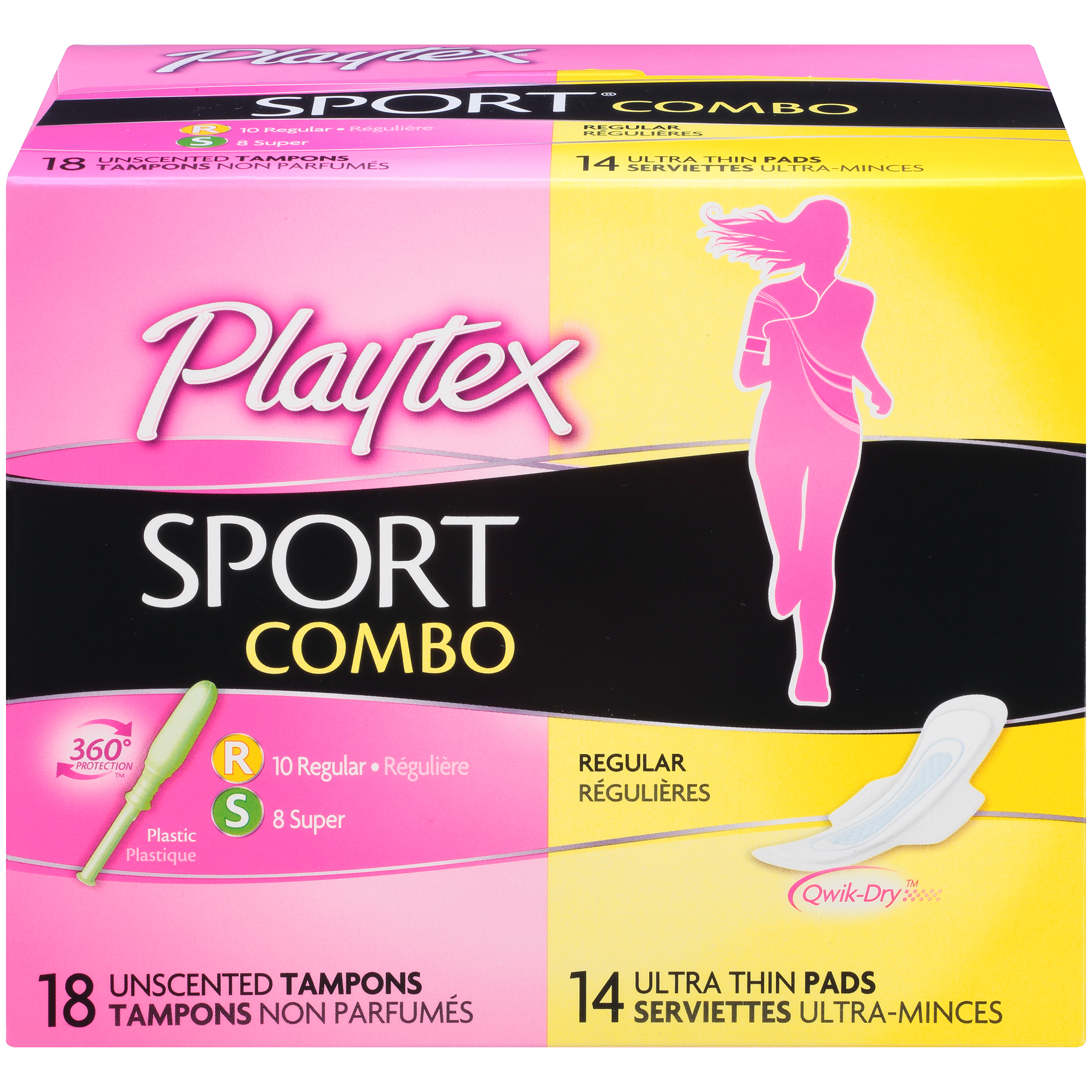 UPC 078300007203 product image for Playtex Sport Combo Unscented Tampons and Ultra Thin Pads 32 ct Box | upcitemdb.com