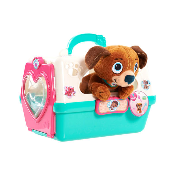 Disney Doc McStuffins Pet Vet Carrier Playset Brown Pup Toys