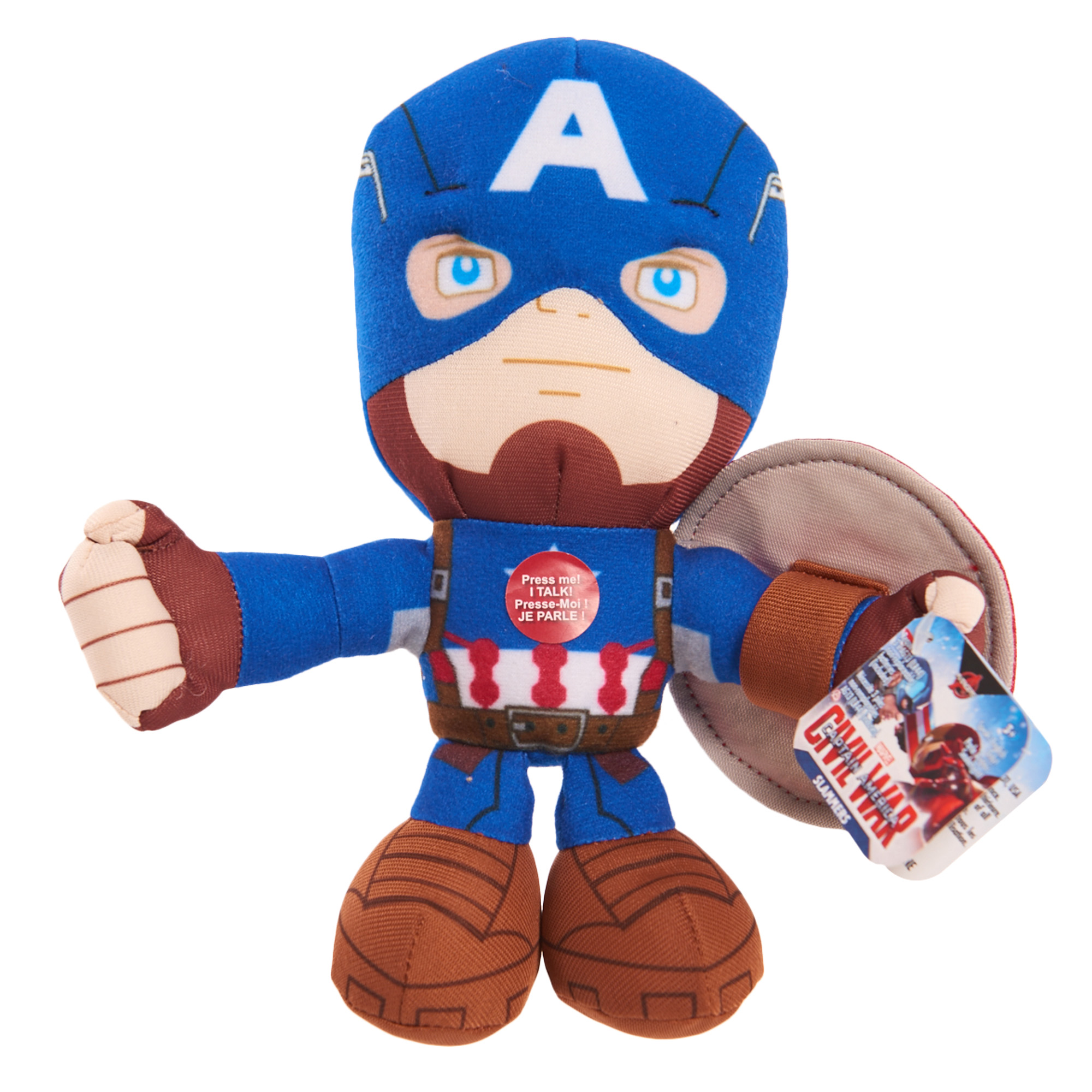 Disney 7" Marvel Avengers Talking Plush Captain America