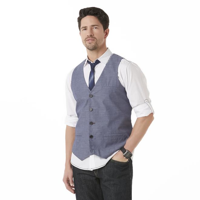 Attention Men's Vest, Dress Shirt & Necktie Kmart