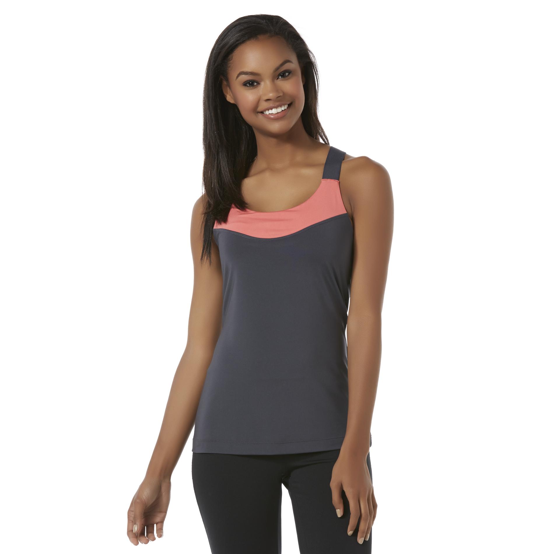 Impact by Jillian Michaels Women's Elastic Strap Performance Tank Top