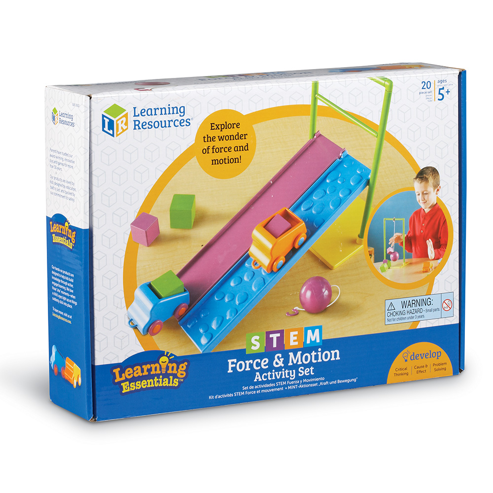 Learning Resources Learning Essentials STEM Force & Motion Activity Set