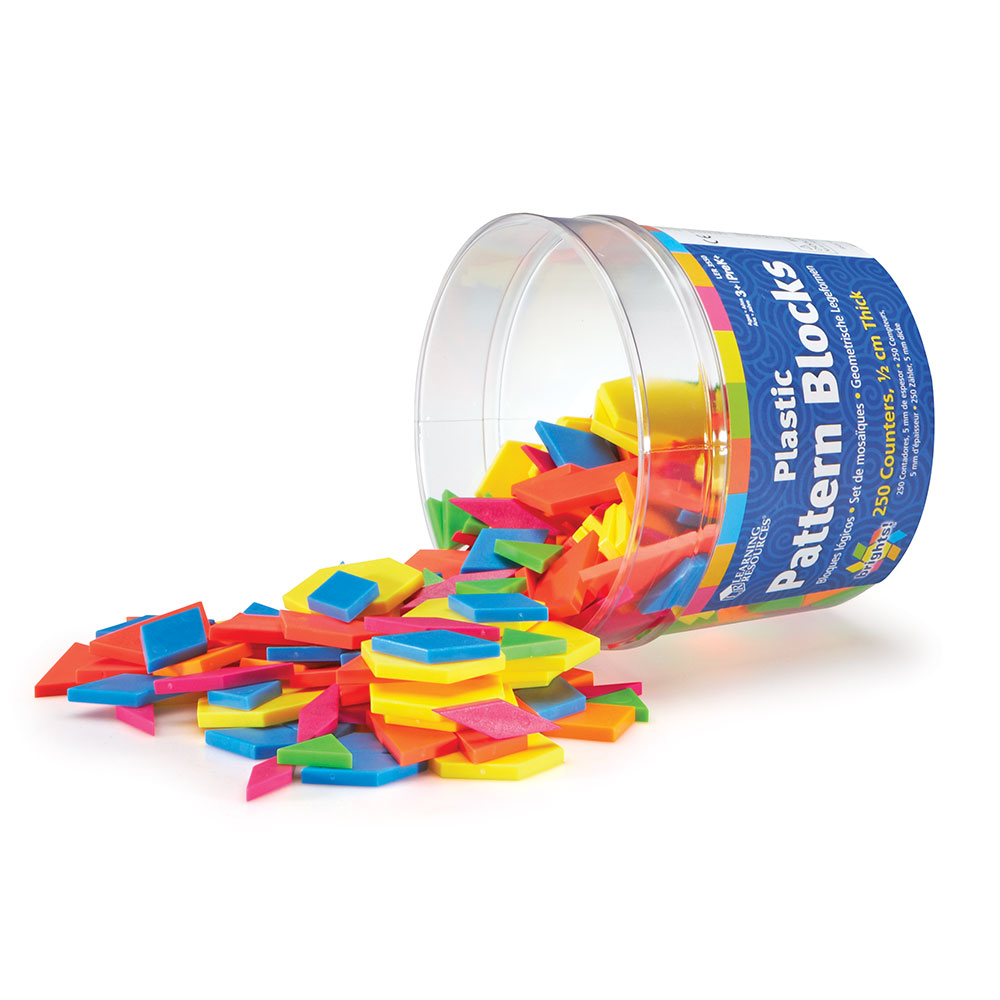Learning Resources Brights Pattern Blocks