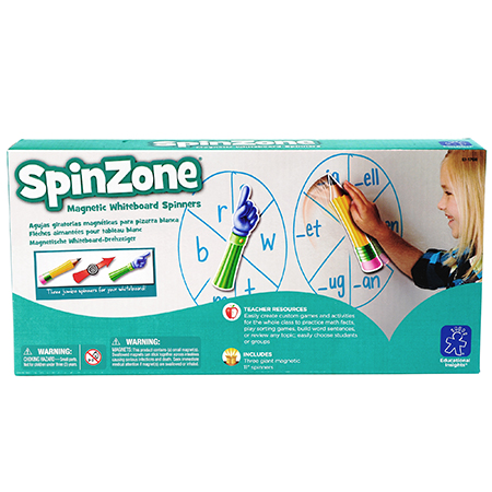 Educational Insights Spinzone&#174; Magnetic Whiteboard Spinners (3 Units)