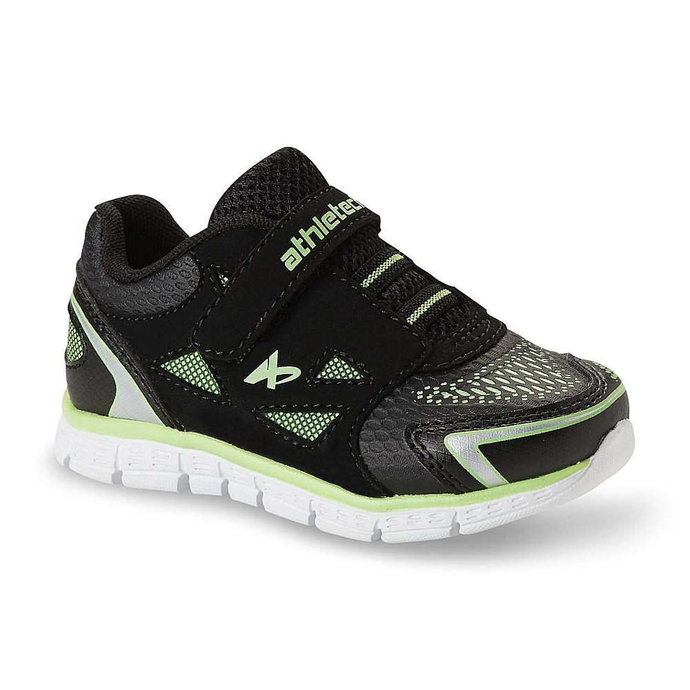 Toddler Boy's Sprint Black/Green Athletic Shoe
