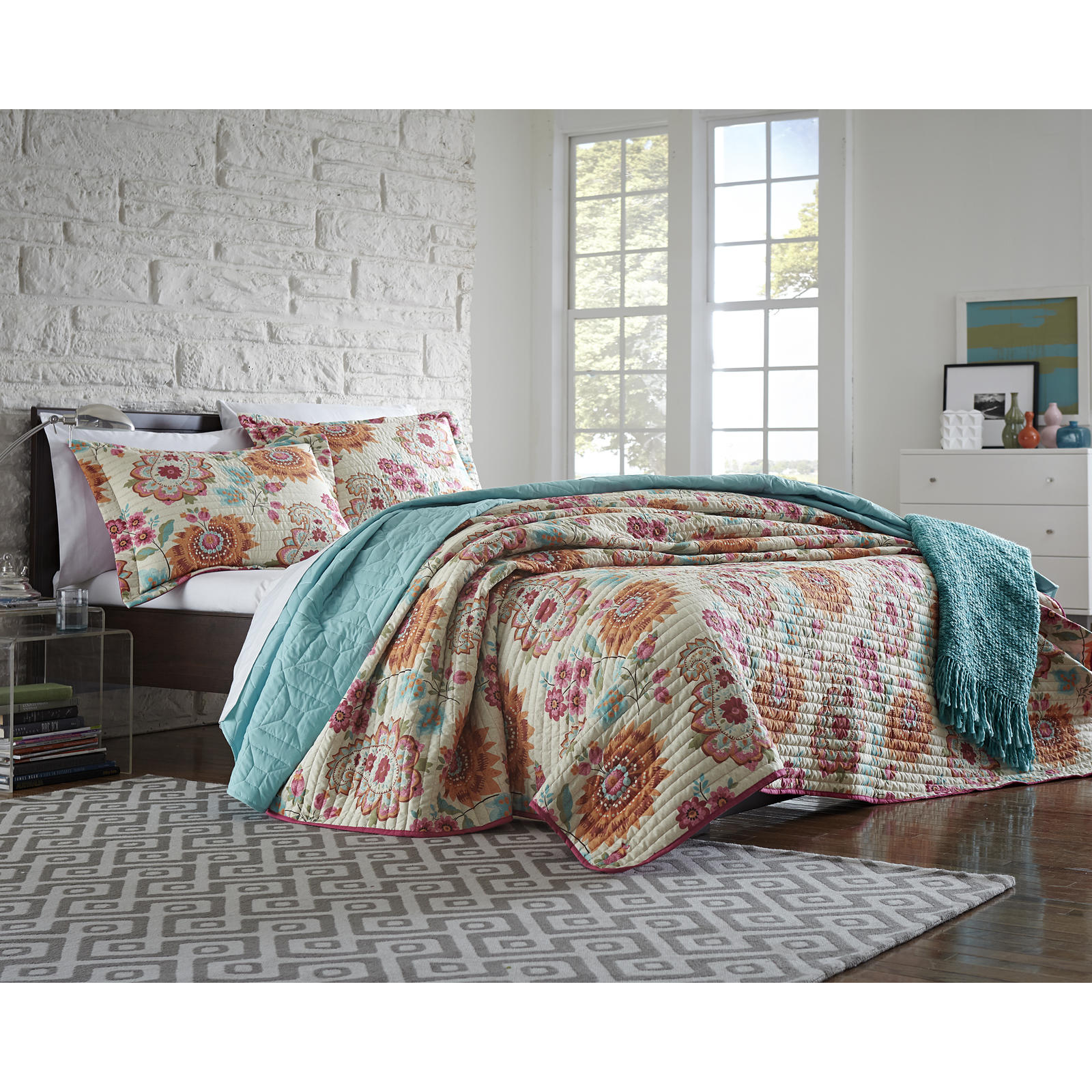 Reversible Quilt Set Bedding