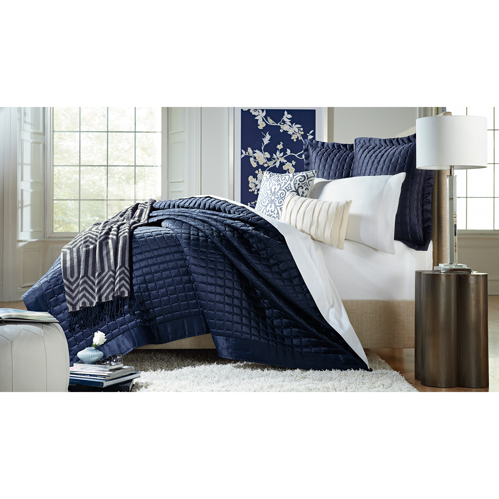 Grand Resort Hotel Quilt Dark Navy Shop Your Way Online Shopping